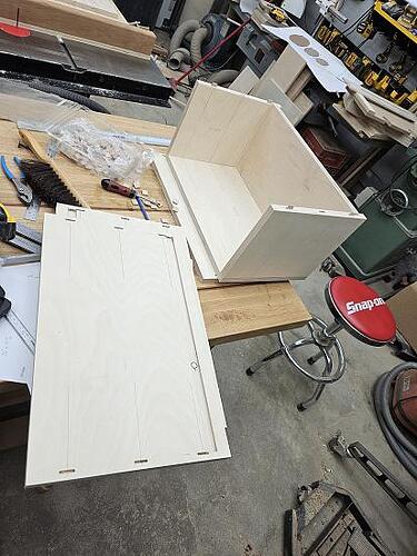 17 - testing fit back frame