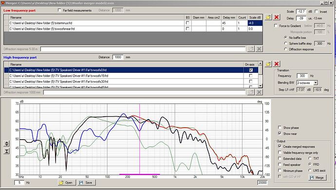 Woofer merger tool screenshot3