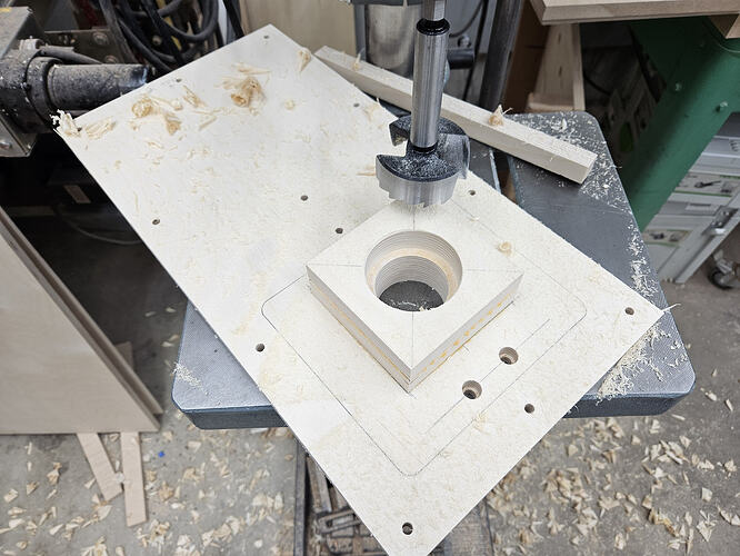 64 - double hole for port