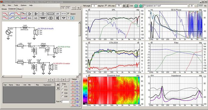 TV speaker 6 pack version
