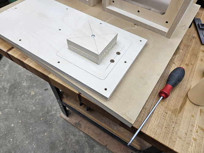 55 - gluing port blocks on