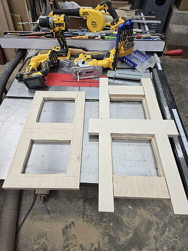 38 - back opening flush trim