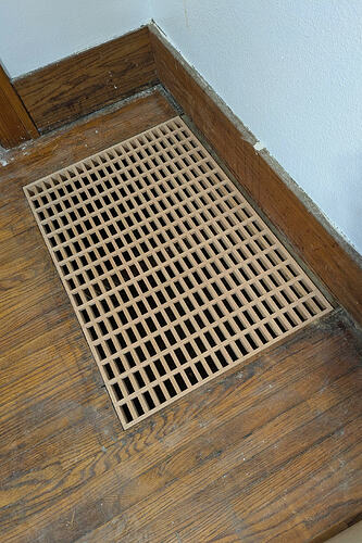 Floor Grate installed