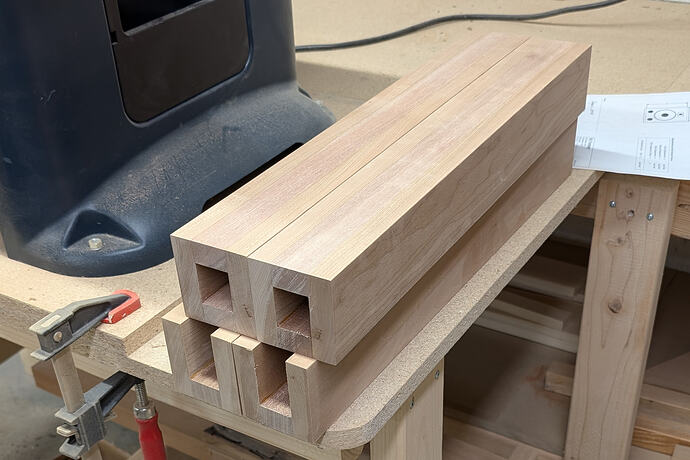 5 Glued up posts